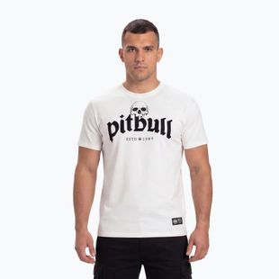 Men's T-shirt Pitbull Tres Perros Viejos off white