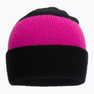 Women's winter beanie 4F black-pink H4Z22-CAD011