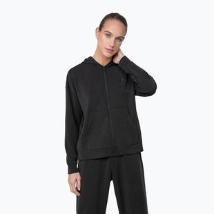 Women's yoga sweatshirt 4F black H4Z22-BLD041
