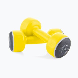 Vinyl dumbbells Body Sculpture Smart Bw 108D yellow
