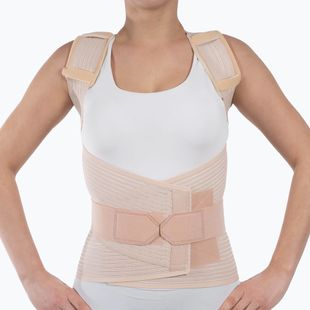 Lumbosacral brace MSupport Red beige