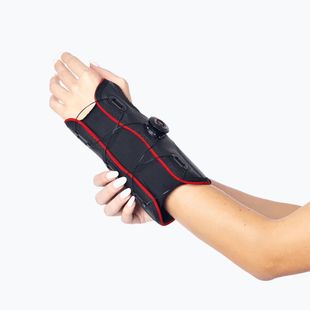 Left wrist stabilizer MSupport Red black