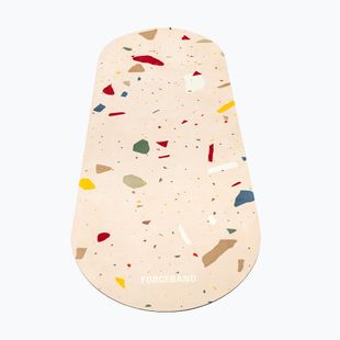 Yoga mat FORCEBAND Mineral microfibre + eko kauczuk 5 mm mineral