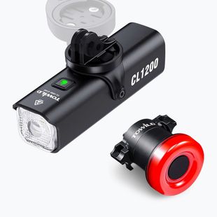 TOWILD bike light set CL600 + TL03 set black