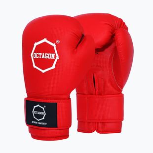 Octagon Kevlar red boxing gloves