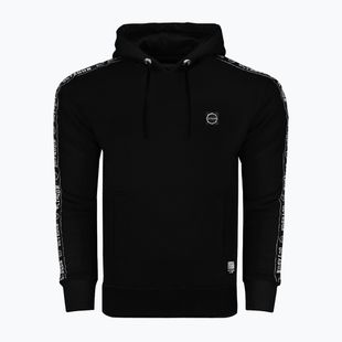 Men's Octagon Stripe hoodie black