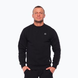 Men's Octagon Stripe sweatshirt black