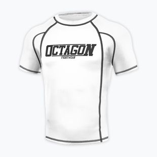 Octagon Premium Fight Wear men's rashguard white