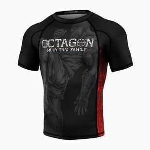 Men's Octagon Premium Muay Thai Family black/multicolour Rashguard