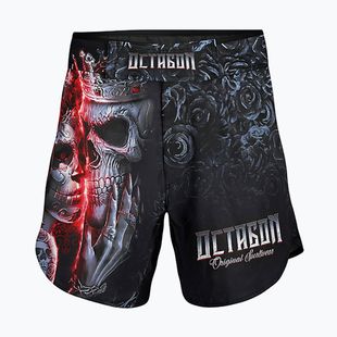 Octagon Santa Muerte MMA men's training shorts black/multicolor