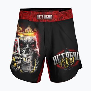 Men's Octagon King 2 MMA training shorts black/multicolor