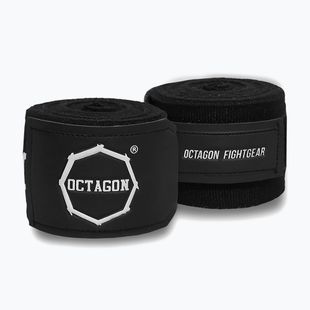 Boxing wraps Octagon Fightgear Supreme Printed 300 cm black/white