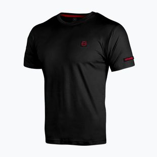 Men's T-shirt Octagon Small Logo black/red