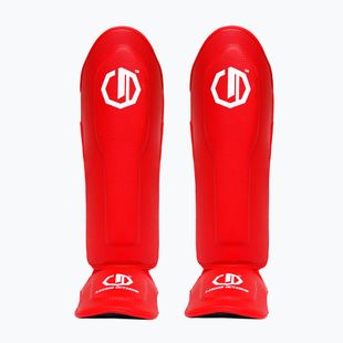 Foot and tibia protectors Octagon Legion Kevlar red