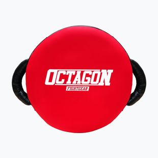 Round training pad Octagon Legion Logo red