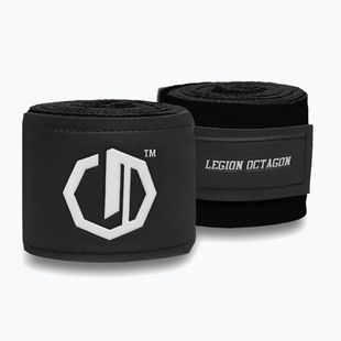 Boxing wraps Octagon Legion Supreme 300 cm black/white