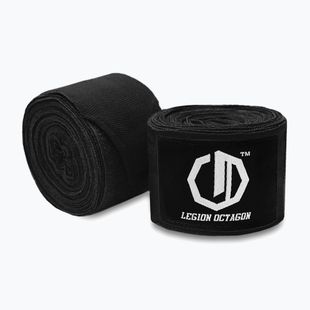Boxing wraps Octagon Legion Standard 500 cm black/white