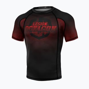 Men's rashguard Octagon Legion Premium Conquest black/red