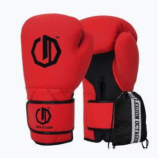 Boxing gloves Octagon Legion Enforcer + bag dark red