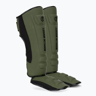 Foot and shin guards Octagon Legion Enforcer dark green