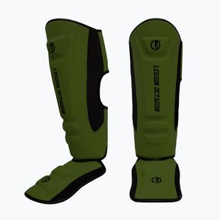 Foot and shin guards Octagon Legion Enforcer dark green