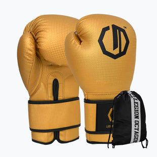 Boxing gloves Octagon Legion Kevlar + bag gold
