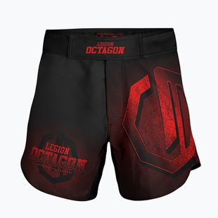 Men's training shorts Octagon Legion Conquest black/red