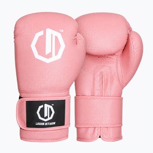 Women's boxing gloves Octagon Legion Kevlar powder pink