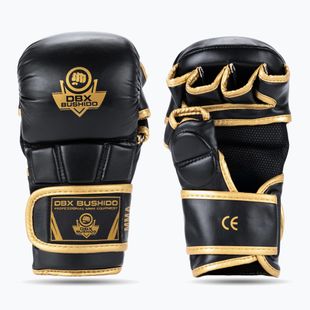 DBX BUSHIDO Master MMA grappling gloves black/gold
