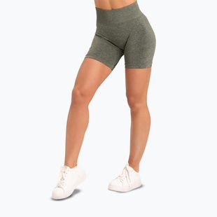 Women's training shorts Gym Glamour Seamless khaki