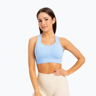 Gym Glamour Push Up Baby Blue 406 406 fitness bra