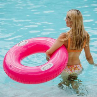 AQUASTIC pink children's swimming wheel ASR-076P