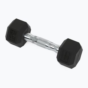 XTREXO Hex HXD25 rubberised dumbbell 2.5 kg