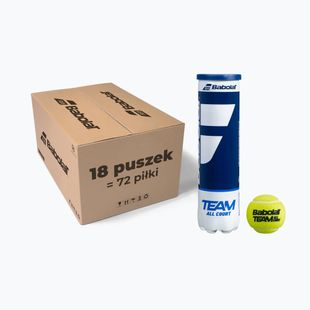 Babolat Team All Court tennis balls 18 x 4 pcs yellow 502081