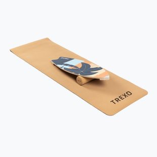 Balancing board + mat + roller XTREXO BBS01 blue/orange