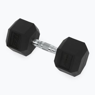 XTREXO Hex 17.5 kg rubberised dumbbell