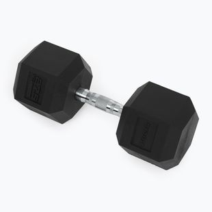 XTREXO Hex 27.5 kg rubberised dumbbell