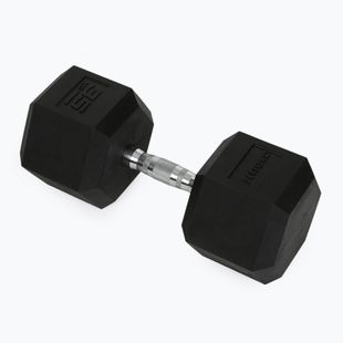 XTREXO Hex 35 kg rubberised dumbbell