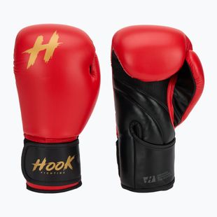 HOOK FIGHTING Ready To Train boxing gloves red