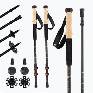 KADVA Kibo adjustable trekking poles orange