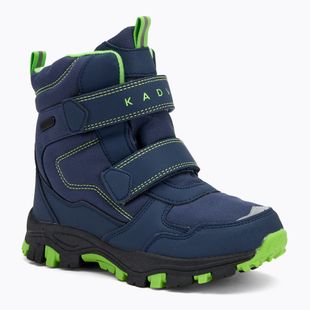 KADVA children's snow boots Snowey Mid WP navy blue/green