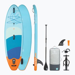 Children's inflatable board set SUP AQUASTIC Perth 8'0" allround blue