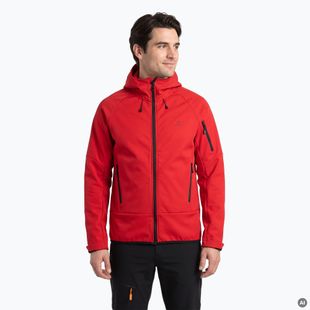 Men's trekking sweatshirt KADVA Arix WP 5K/3K softshell hybrid red