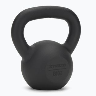 Cast-iron kettlebell XTREXO 8kg black