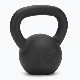 Cast-iron kettlebell XTREXO 10kg black