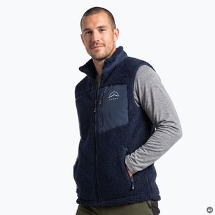 Men's sleeveless jacket KADVA RODVIK VEST navy blue