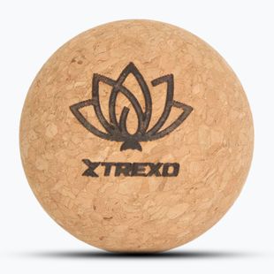 Massage ball XTREXO cork 6 cm natural