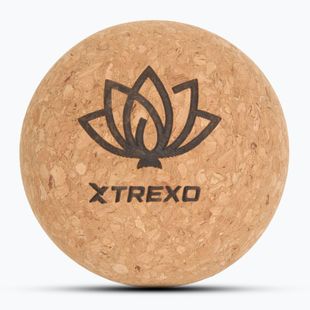 Massage ball XTREXO cork 8 cm natural