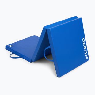 XTREXO folding gymnastics mattress 180 x 60 x 5 cm blue