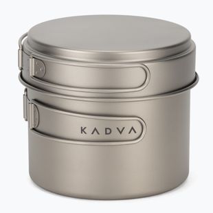 Mess tin KADVA titanium ultralight grey